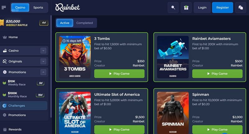 Rainbet Online casino